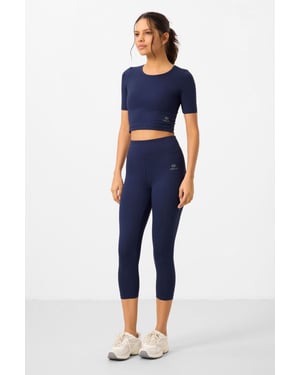 Dames Katoenen Slim-fit Actieve Set