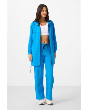 Dames Katoenmix Sweatshirt en Brede Pantalon Set