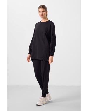 Overmaat Fleece Sweatshirt en Broek Set