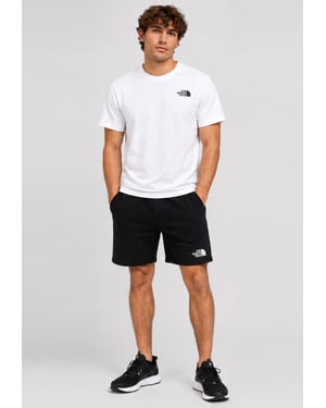 The North Face Men's Simple Dome T-Shirt & French Terry Shorts Set – White / Black