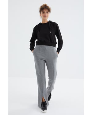 Kvinnors Avslappnade Raka Sweatpants
