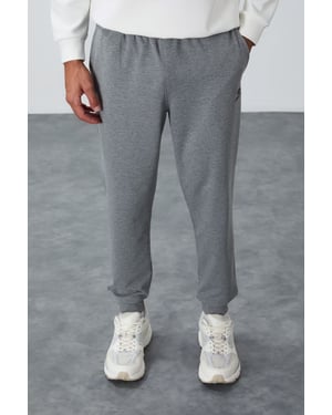 Heren Effen Fleece Joggingbroek