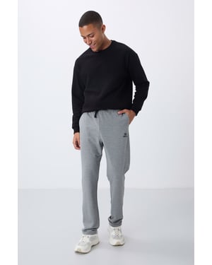 Heren Regular-Fit Katoenmix Sweatpants