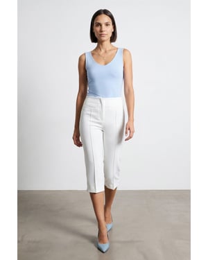 Hoge Taille Capri Sigarettentrousers