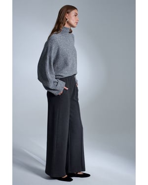 Vrouwen Wijde-Pijpen Pull-On Broek