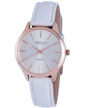 Johan eric: herlev women's silver watch....