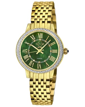 Astor III MOP Dial Swiss Quartz Stainless Steel Diamond Watch