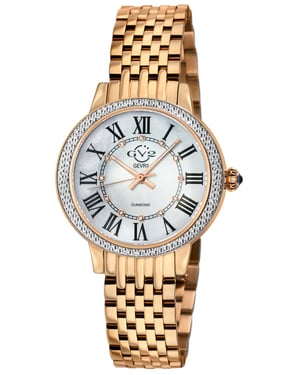 Astor III MOP Dial Swiss Quartz Stainless Steel Diamond Watch
