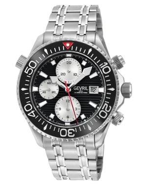 Gevril Hudson Yards Chronograph 48814B Swiss Automatic Sellita SW500 Watch