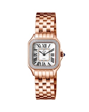 GV2 Milan Women's 12111B Swiss Quartz Rose Gold Stainless Steel Diamond Watch