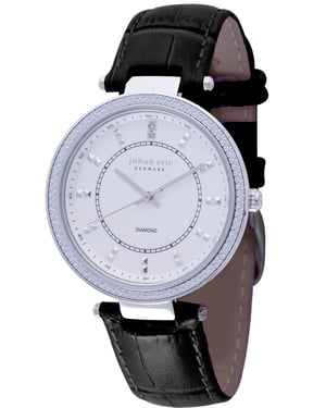 Johan eric: ballrup women's silver watch..