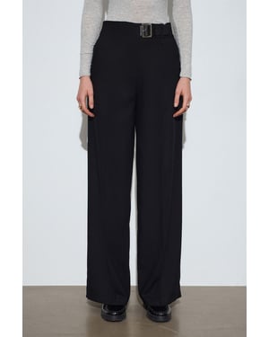 Gestrikte Wijde Pantalons