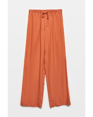 Vrouwen Tencel Wijde Pantalon