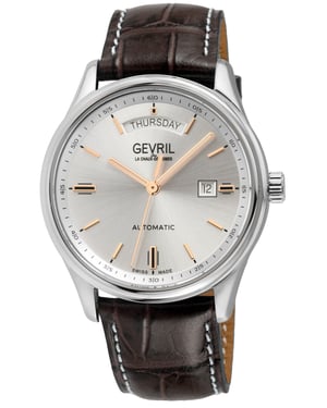 Gevril Excelsior 48201 Swiss Automatic SW240 Watch