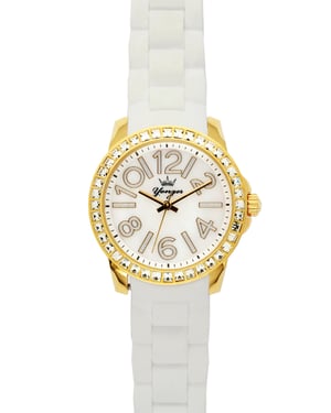 Yonger and Bresson: Yellow Gold Bezel with White Dial Watch
