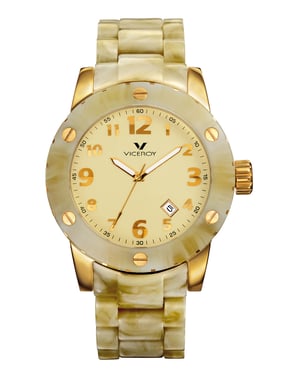 Viceroy: Men's CAREY Gold Watch..