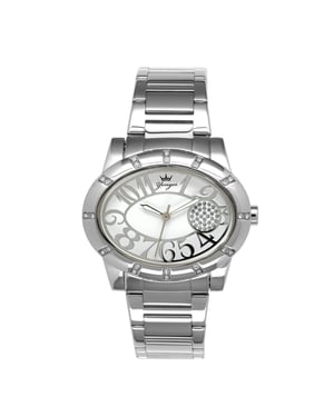 Yonger and Bresson: Silver Stainless Steel Watch