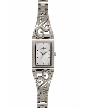 Yonger and Bresson Silver Watch with White Dial