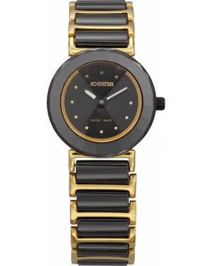 Jowissa: Ceramic Classic Women'sBlack Watch