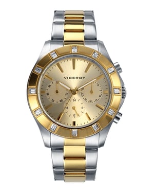 VICEROY Two Tone Stainless Steel Chronograph Watch