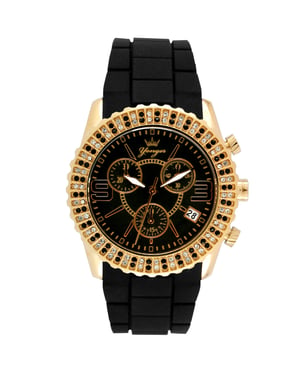 Yonger and Bresson: Yellow Gold Bezel Watch