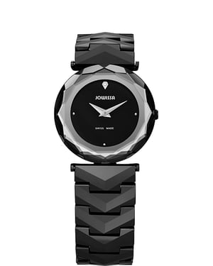 Jowissa: Womens Safira Diamond Black Watch