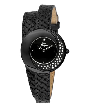 Yonger and Bresson: Black Watch with White Dial