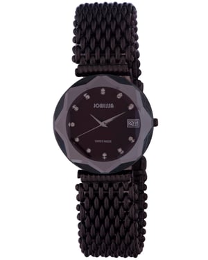 Jowissa: crystal 3 women'sred watch