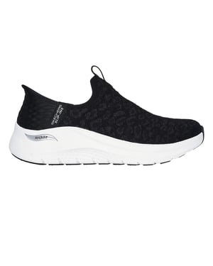 Skechers Arch Fit 2.0 Jacquard-sportschoenen voor dames (Zwart)