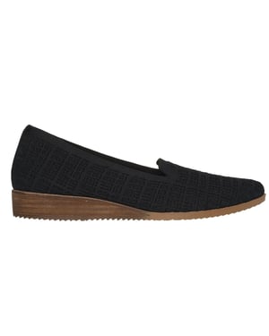 Skechers Cleo-sneakers met sleehak voor dames (Zwart)