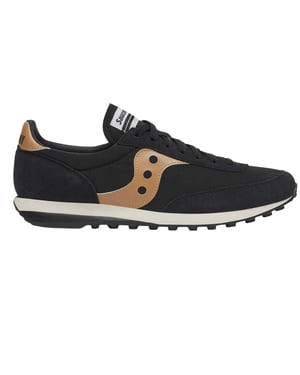 Saucony Unisex-sportschoenen van suède, maat 80 voor volwassenen (Zwart)