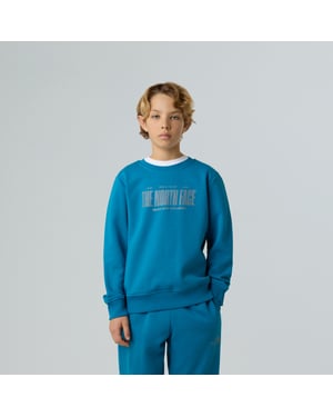 Boys' Reflective Logo Relaxed Sweatshirt  Dusk Blue