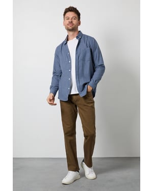 Tobacco Straight Fit Jeans