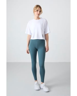 Hoge Taille Katoenen Elastanen Leggings