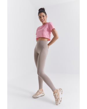 Hoge Taille Katoenen Elastan Leggings