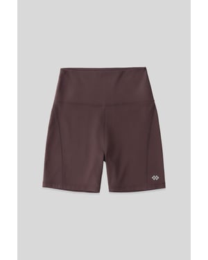 Kort höga midja slim fit leggings med bälte
