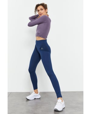 Hoge Taille Katoen Elasthaan Leggings