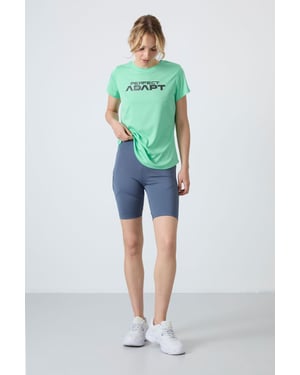 Korte Hoge Taille Tricot Leggings
