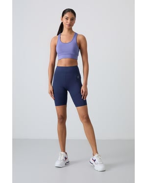 Korte Hoge Taille Gebreide Leggings