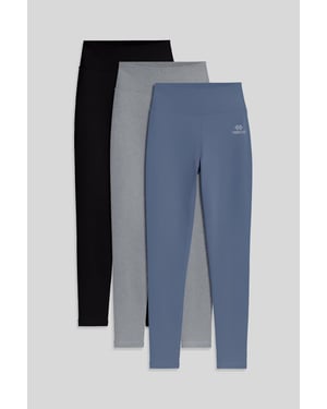 Högmidjade bomull-lycra jerseyleggings