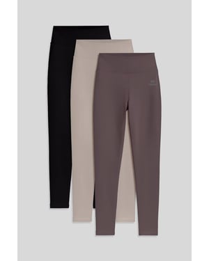 Hoge taille katoen-lycra jersey leggings