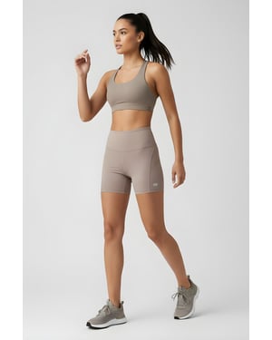 Korte Hoge taille Slim-fit Leggings met Ceintuur