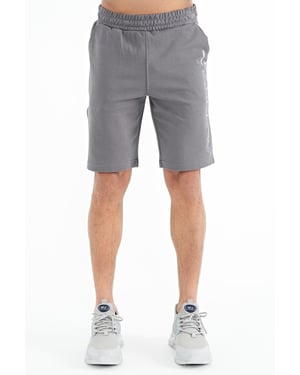 Heren Geprinte Fleece Sweatshorts