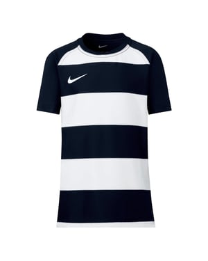Nike Rugby-shirt met ronde hals voor kinderen (Zwart/Wit)