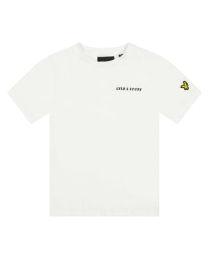 Lyle & Scott Kinderen/Kinderen Script Regular T-shirt met korte mouwen (Wit)