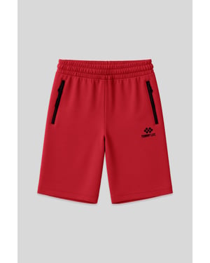 Herrarnas Regular-fit Stickade Sweatshorts