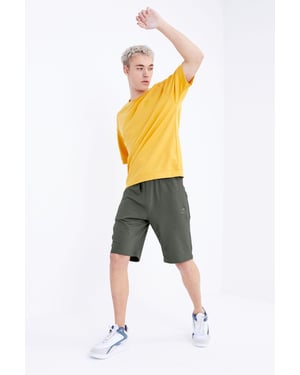 Herrtröja Shorts med dragsko i midjan