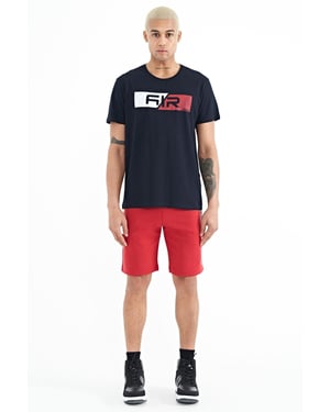 Herrarnas tryckta fleeceshorts