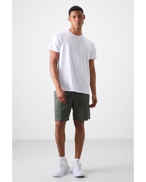 Herrarnas enfärgade sweatshorts