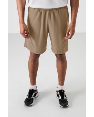 Herrars korta vävda shorts med dragsko